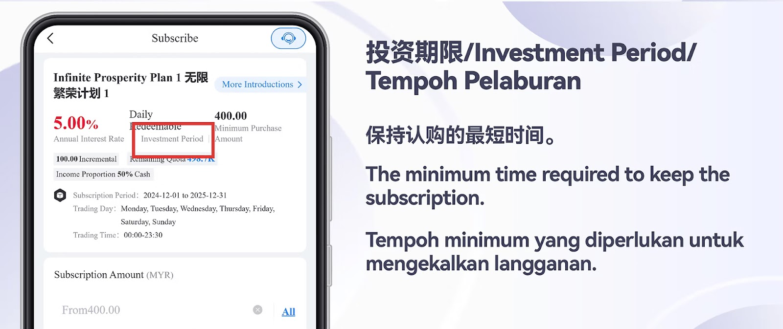 Interest FD H5 Term 4